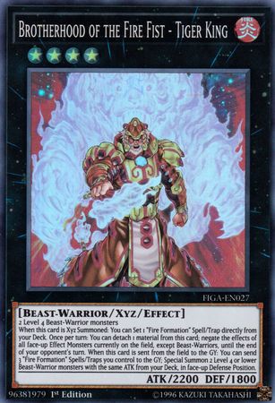 Brotherhood of the Fire Fist - Tiger King [FIGA-EN027] Super Rare | The CG Realm