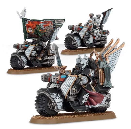 Dark Angels:  Ravenwing Command Squad