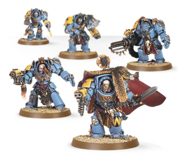Space Wolf:  Wolf Guard Terminators