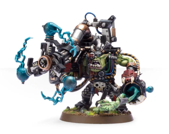 Big Mek with Shokk Attack Gun