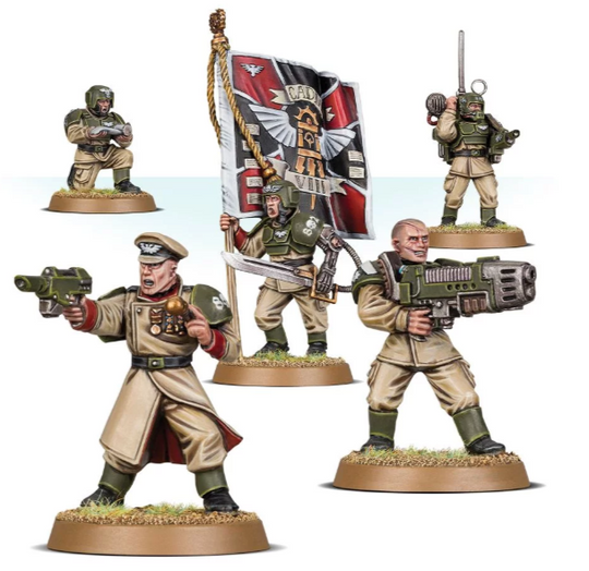 Astra Militarum:  Cadian Command Squad