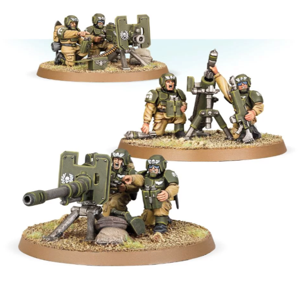 Astral Militarum: Cadian Heavy Weapon Squad