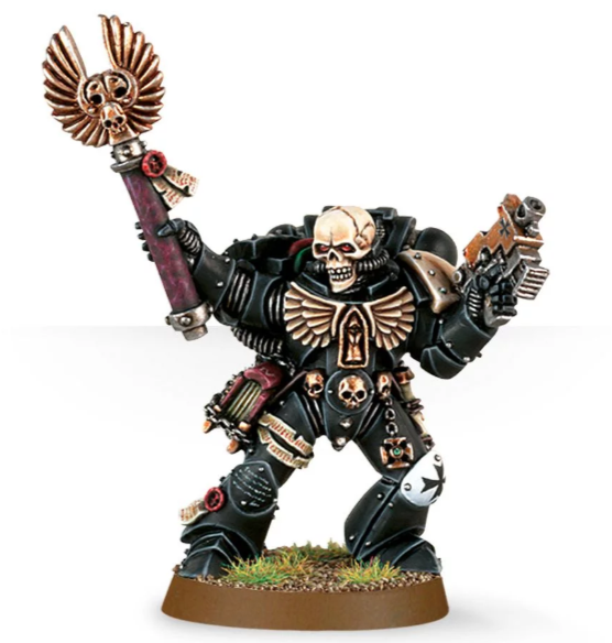 Chaplain with Skull Helmet