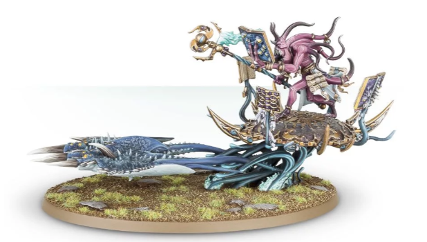Fateskimmer, Herald of Tzeentch on Burning Chariot | The CG Realm