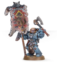 Grey Hunter with Wolf Standard | The CG Realm