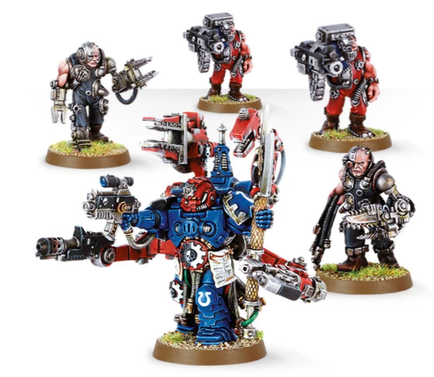 Techmarine with Servitors