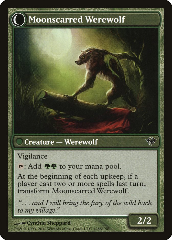 Scorned Villager (DKA-125) - Dark Ascension: (Double Faced Transform)