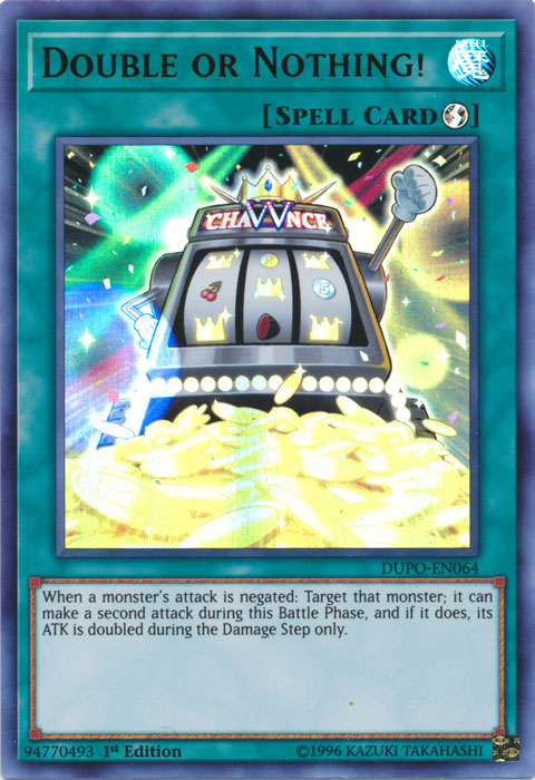 Double or Nothing! [DUPO-EN064] Ultra Rare | The CG Realm