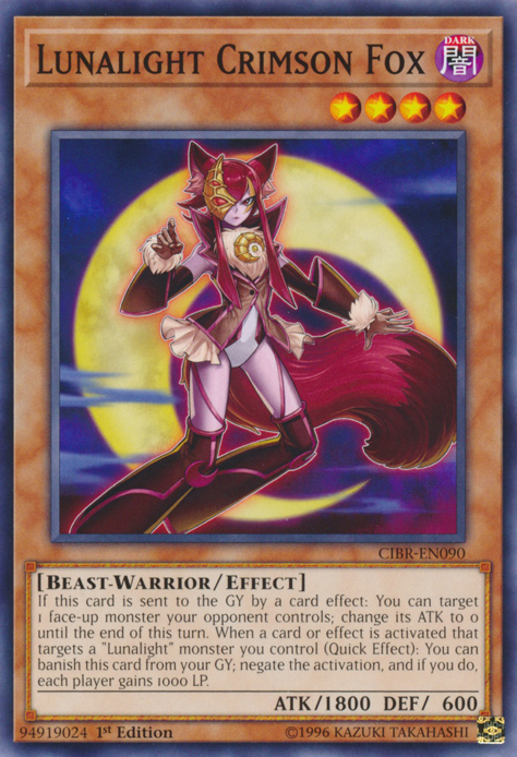 Lunalight Crimson Fox [CIBR-EN090] Common | The CG Realm