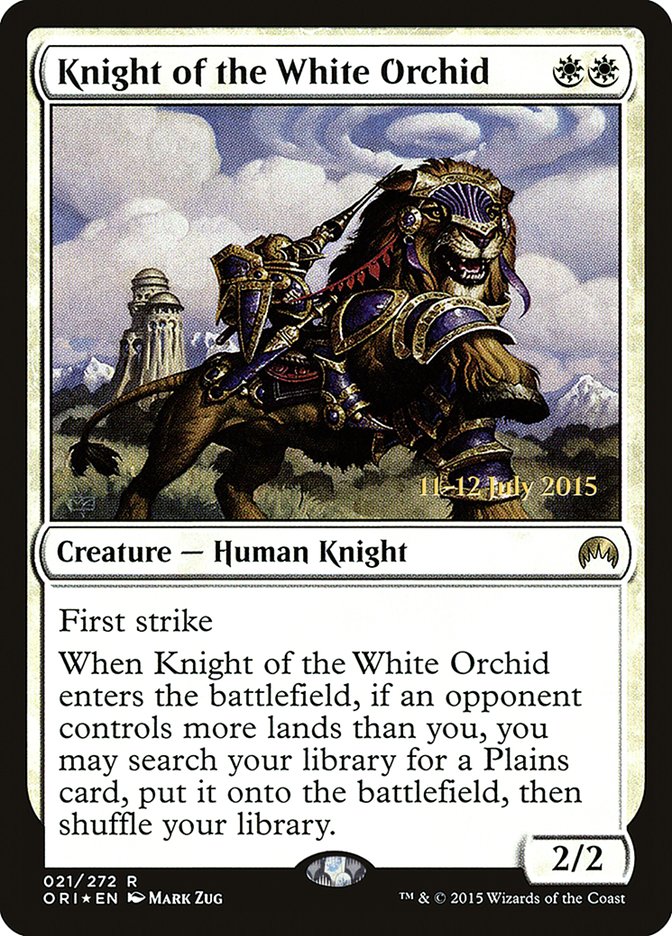 Knight of the White Orchid [Magic Origins Prerelease Promos] | The CG Realm