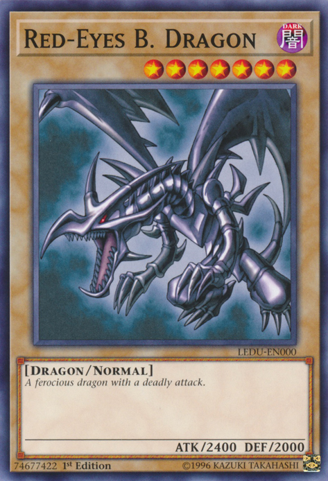 Red-Eyes B. Dragon [LEDU-EN000] Common | The CG Realm