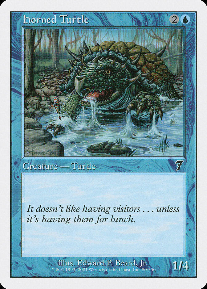 Horned Turtle [Seventh Edition] | The CG Realm