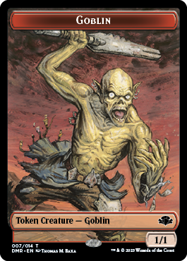 Goblin // Griffin Double-Sided Token [Dominaria Remastered Tokens] | The CG Realm