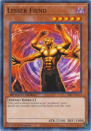 Lesser Fiend [SS05-ENA13] Common | The CG Realm