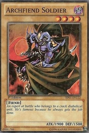 Archfiend Soldier [BP01-EN112] Starfoil Rare | The CG Realm