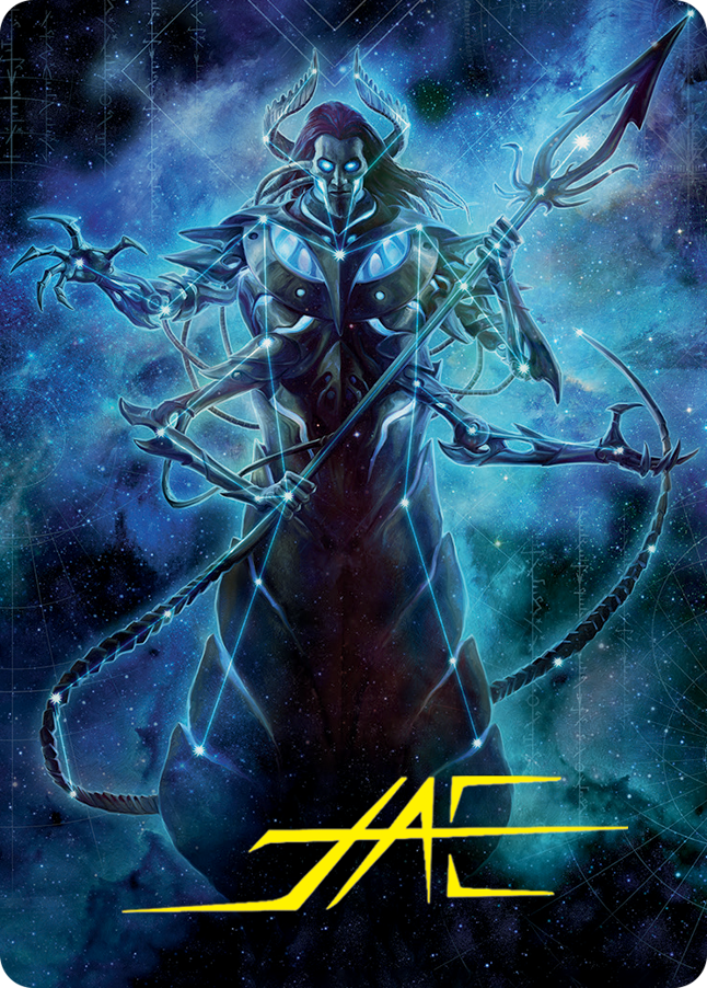 Heliod, the Warped Eclipse Art Card (Gold-Stamped Signature) [March of the Machine Art Series] | The CG Realm
