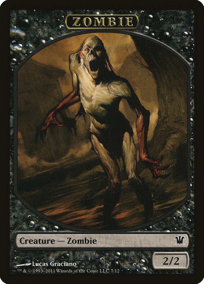 Zombie Token (7/12) [Innistrad Tokens] | The CG Realm