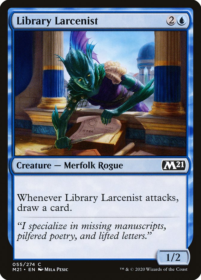 Library Larcenist [Core Set 2021] | The CG Realm