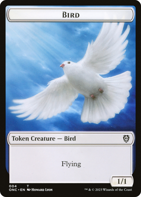 Bird // Cat Double-sided Token (ONC-) - Commander: Phyrexia: All Will Be One