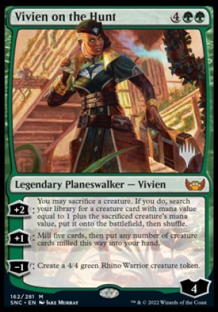 Vivien on the Hunt (Promo Pack) [Streets of New Capenna Promos] | The CG Realm