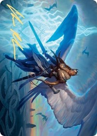 Righteous Valkyrie Art Card (Gold-Stamped Signature) [Kaldheim Art Series] | The CG Realm