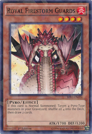 Royal Firestorm Guards [BP03-EN034] Shatterfoil Rare | The CG Realm