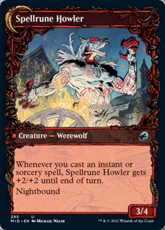 Spellrune Painter (Showcase) (MID-295) - Innistrad: Midnight Hunt: (Showcase, Double Faced Transform)