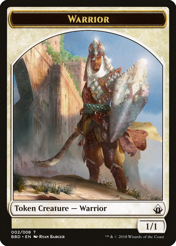Warrior Token [Battlebond Tokens] | The CG Realm