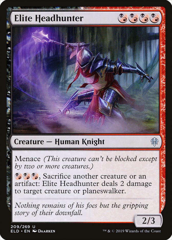 Elite Headhunter [Throne of Eldraine] | The CG Realm