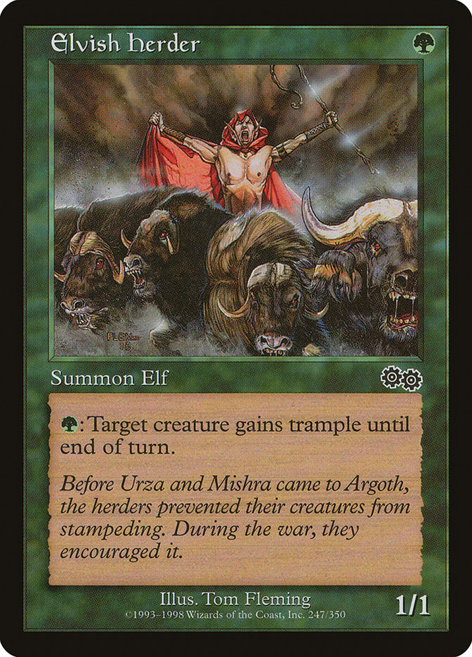 Elvish Herder [Urza's Saga] | The CG Realm