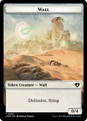 Wall // Kor Ally Double-Sided Token [Commander Masters Tokens] | The CG Realm