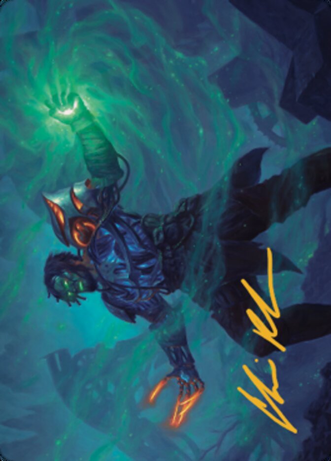 Mishra, Claimed by Gix Art Card (Gold-Stamped Signature) [The Brothers' War Art Series] | The CG Realm