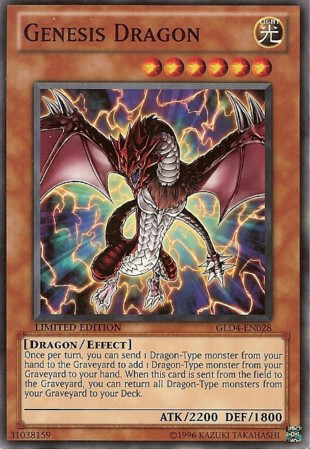 Genesis Dragon [GLD4-EN028] Common | The CG Realm