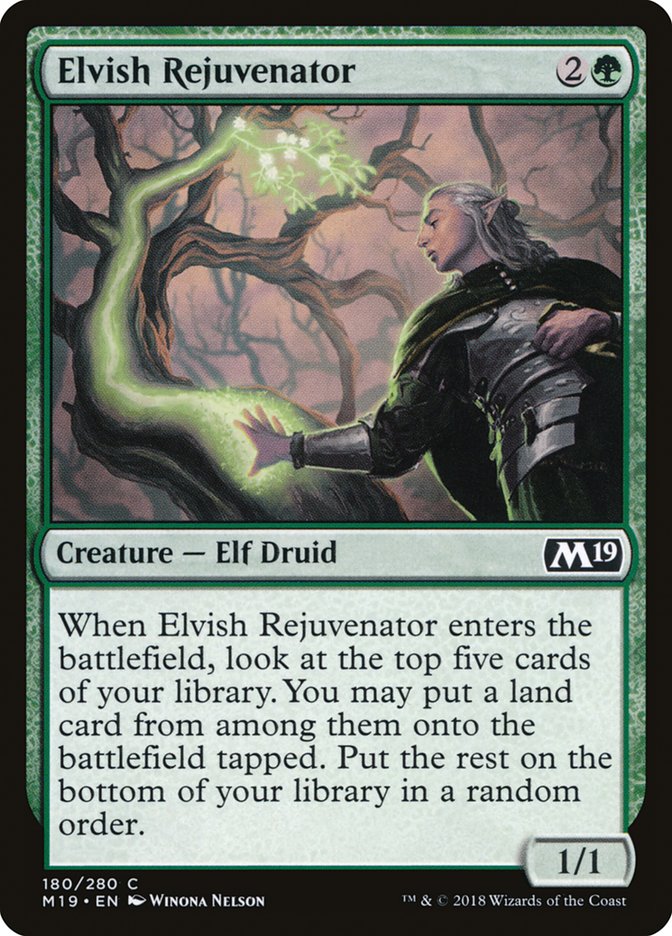 Elvish Rejuvenator [Core Set 2019] | The CG Realm