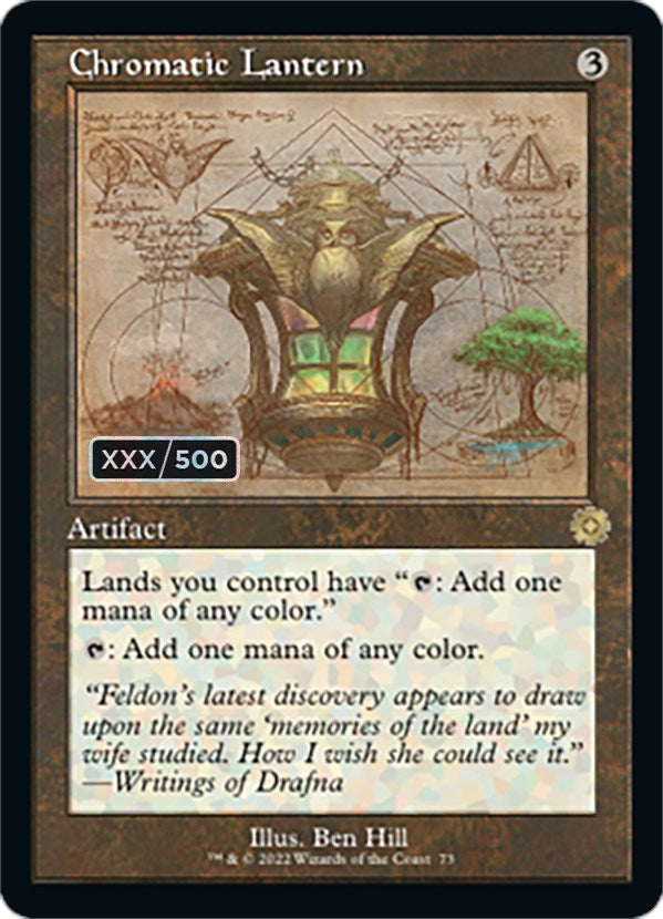 Chromatic Lantern (Retro Schematic) (Serialized) [The Brothers' War Retro Artifacts] | The CG Realm