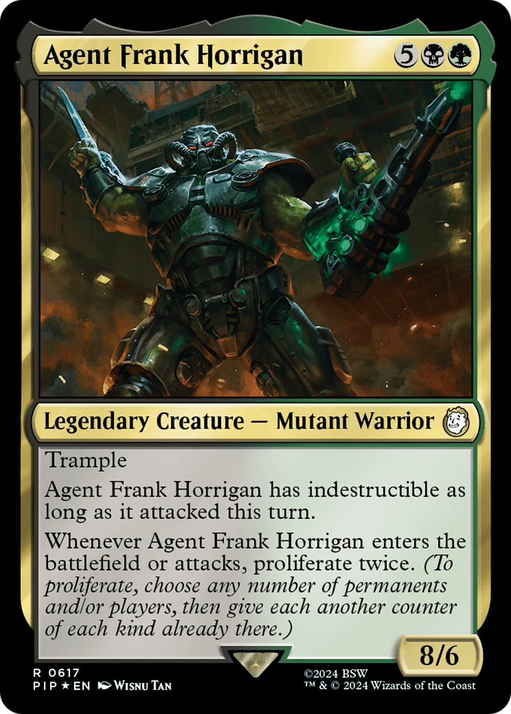 Agent Frank Horrigan (Surge Foil) [Fallout] | The CG Realm