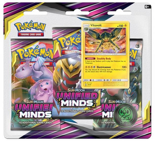 POKÉMON TCG Unified Minds Three Booster Blister | The CG Realm