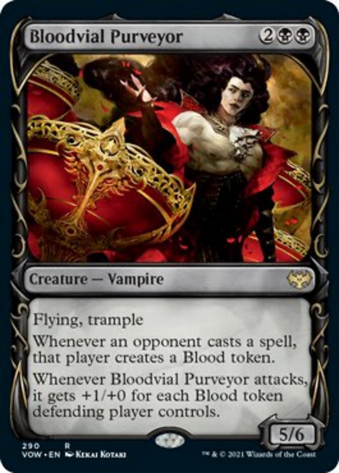 Bloodvial Purveyor (Showcase Fang Frame) [Innistrad: Crimson Vow] | The CG Realm