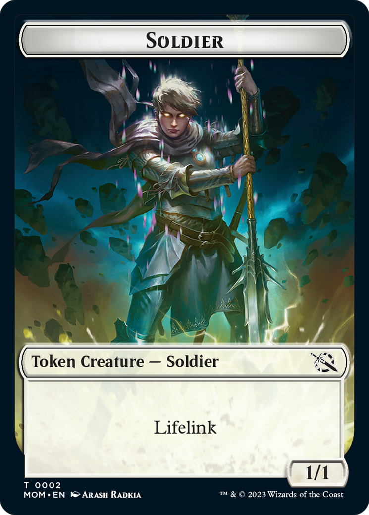 Soldier Token [March of the Machine Tokens] | The CG Realm