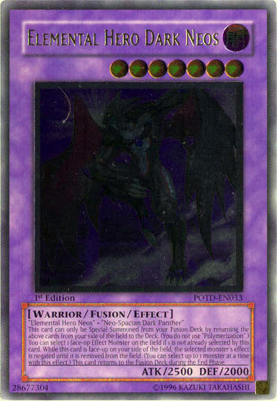 Elemental Hero Dark Neos [POTD-EN033] Ultimate Rare | The CG Realm