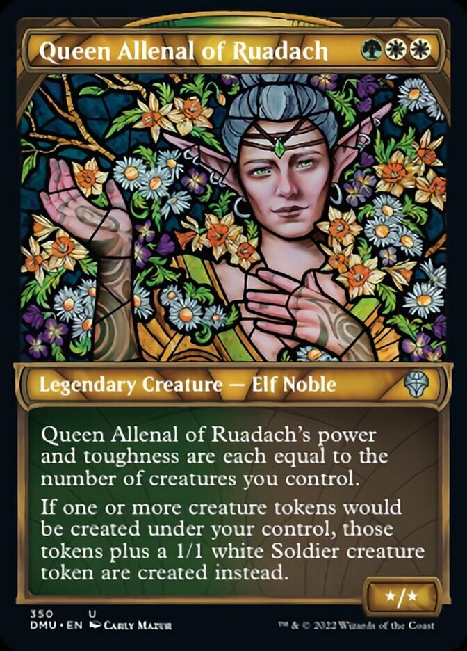 Queen Allenal of Ruadach (Showcase Textured) [Dominaria United] | The CG Realm