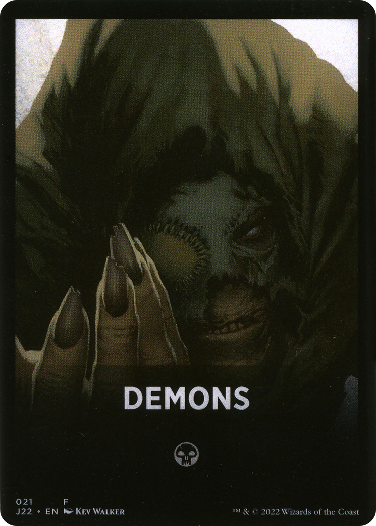 Demons Theme Card [Jumpstart 2022 Front Cards] | The CG Realm
