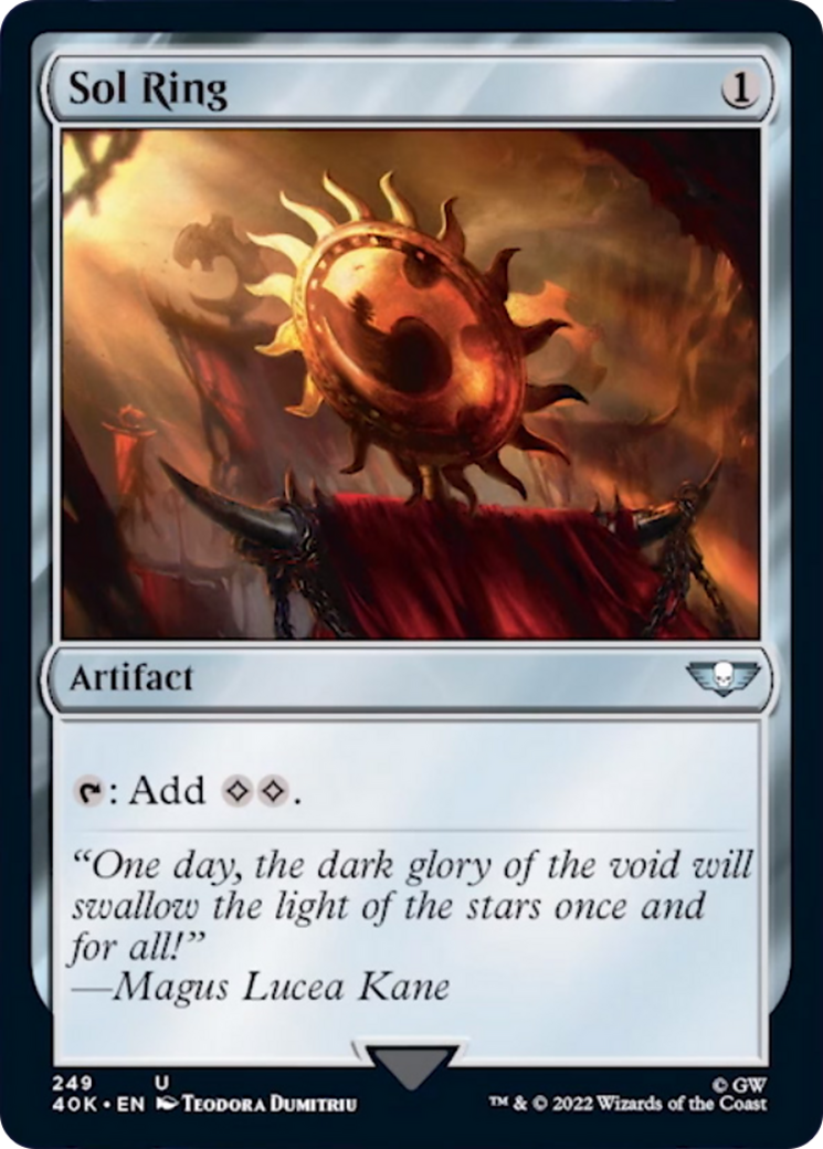 Sol Ring (249) (Surge Foil) [Warhammer 40,000] | The CG Realm