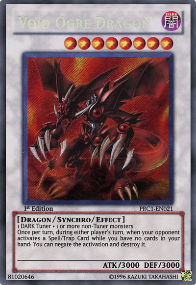 Void Ogre Dragon [PRC1-EN021] Secret Rare | The CG Realm