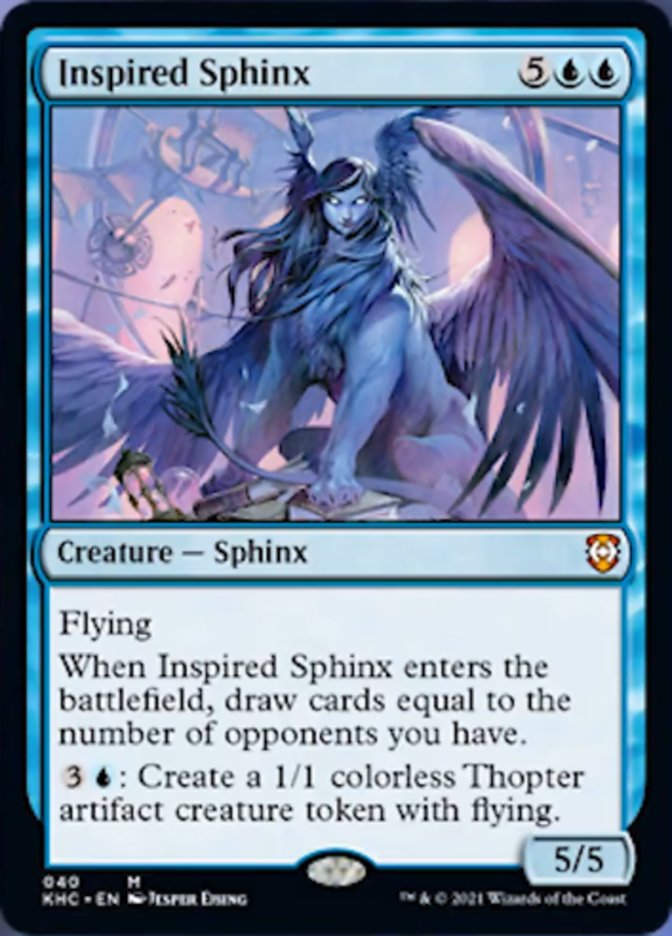 Inspired Sphinx [Kaldheim Commander] | The CG Realm