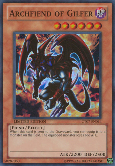 Archfiend of Gilfer [CT07-EN014] Super Rare | The CG Realm