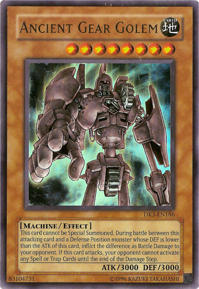 Ancient Gear Golem [DR3-EN186] Ultra Rare | The CG Realm