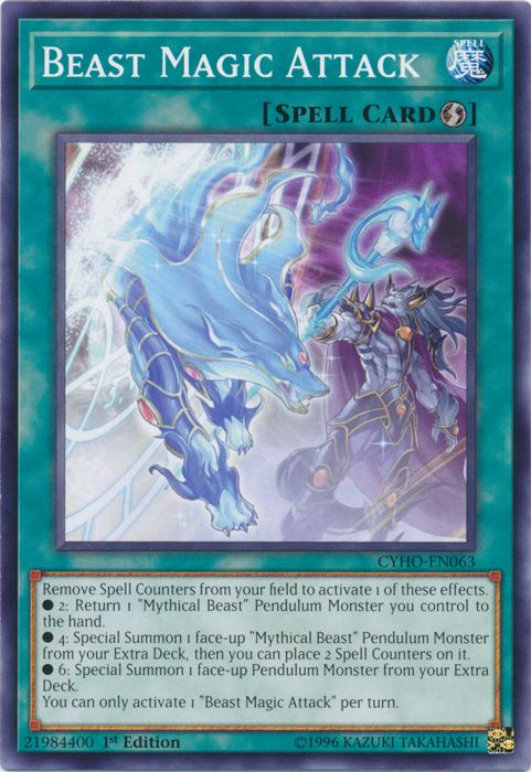 Beast Magic Attack [CYHO-EN063] Common | The CG Realm