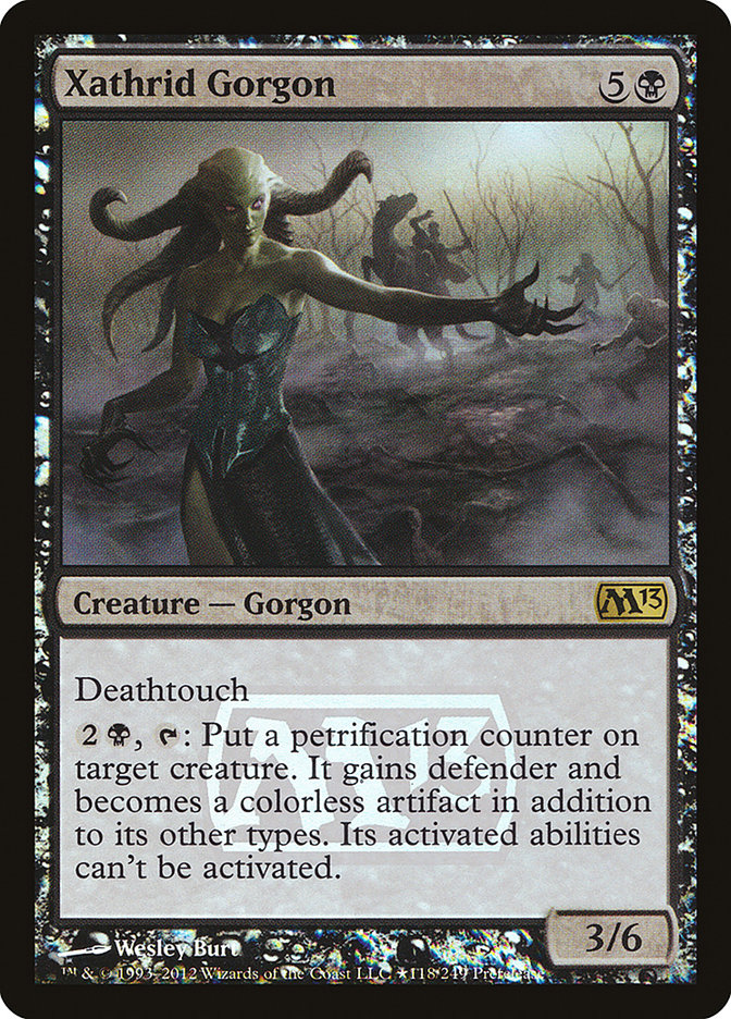 Xathrid Gorgon [Magic 2013 Prerelease Promos] | The CG Realm