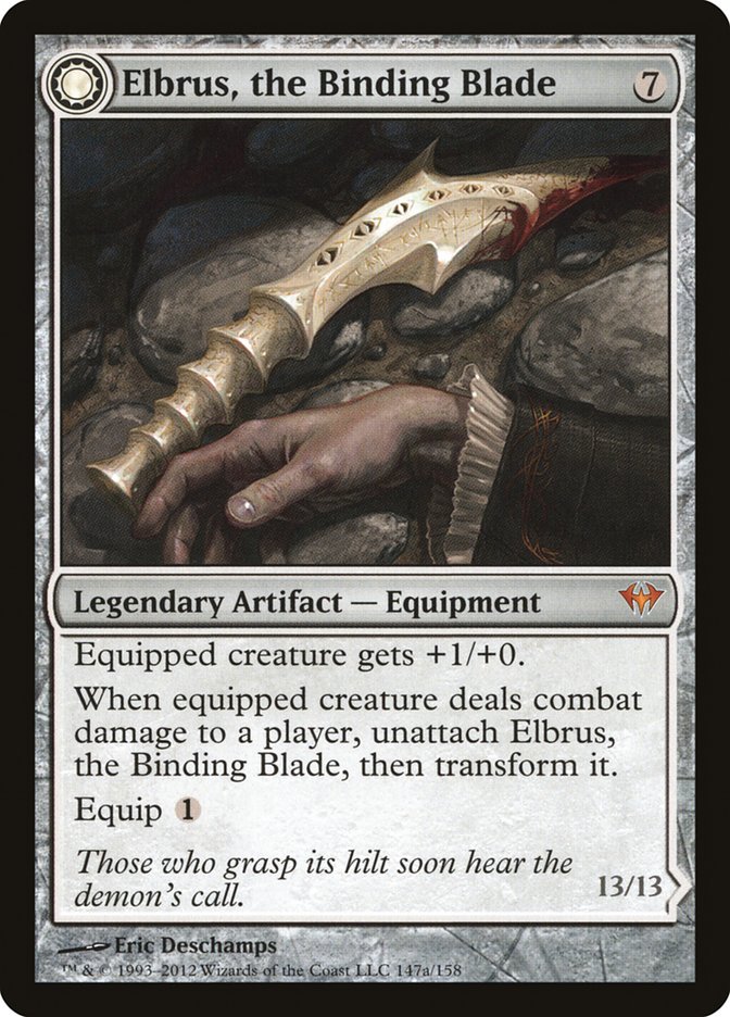 Elbrus, the Binding Blade (DKA-147) - Dark Ascension: (Double Faced Transform)